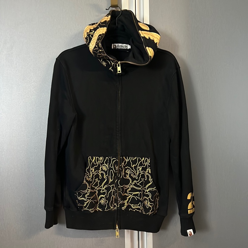 A Bathing Ape zippered hoodie jacket